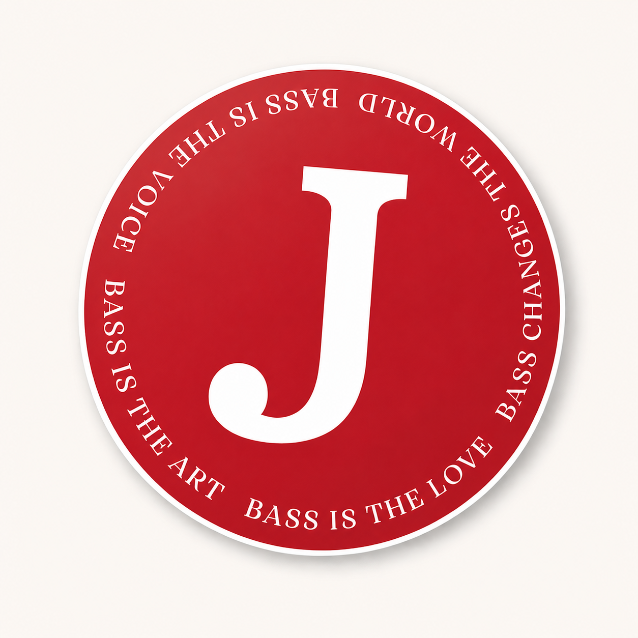 J sticker